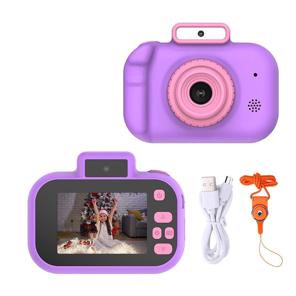 H7 2.0-Inch IPS Cute Kids Camera 4000W HD Mini SLR Front and Rear Digital Camera