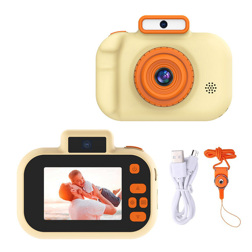 H7 2.0-Inch IPS Cute Kids Camera 4000W HD Mini SLR Front and Rear Digital Camera