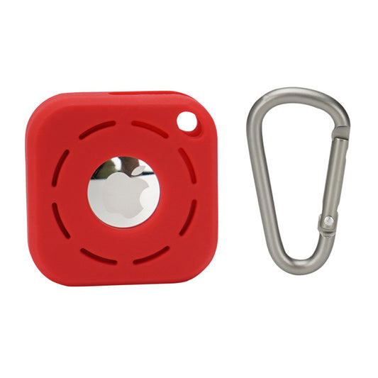 Silicone Case for Apple AirTag Bluetooth Tracker Protector Anti-Lost Key Pet Locator Soft Cover with Buckle