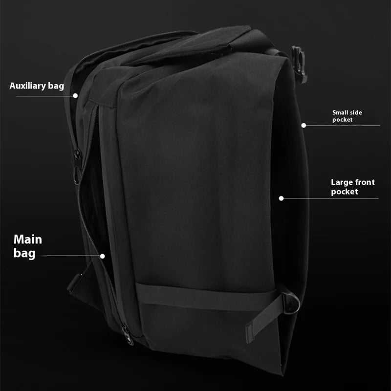 WEPOWER Men Chest Bag Lightweight Fashionable Crossbody Pack Large Capacity Shoulder Bag