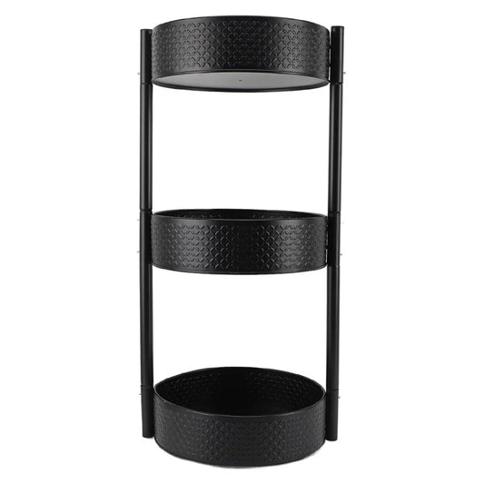 3 Tier Rotating Spice Rack Kitchen Countertop Organizer 360 Degree Turntable Storage Shelf