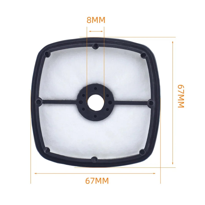 5Pcs Air Filter for Echo GT225 / SRM210 / ES210 Trimmer Blower High Efficiency Replacement Filter