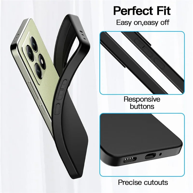 For Xiaomi 14T Case Anti-Drop Soft TPU Matte Phone Cover