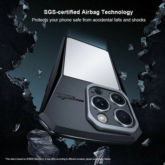 XUNDD Cyber Series for iPhone 16 Pro Max Case Acrylic + TPU Scratch Resistant Back Cover