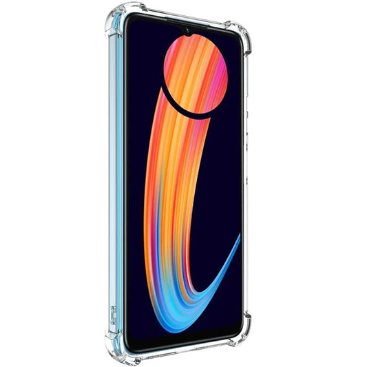 IMAK UX-4 Series for Infinix Hot 30i / Hot 30i NFC X669C X669D Case Straight Frame Four Corner Shockproof Clear TPU Cover