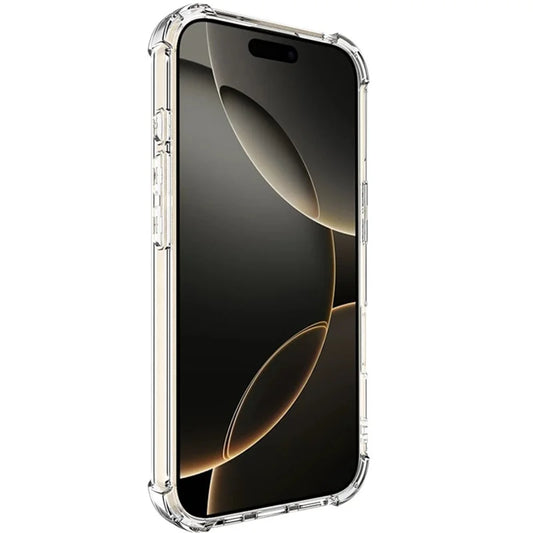 IMAK For iPhone 16 Pro Max Clear Case Compatible with MagSafe Shockproof PC+TPU Phone Cover