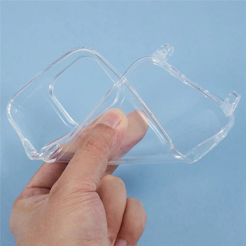 For iPhone 16 Pro Max Case TPU 1.8mm Clear Phone Cover with Lanyard Holes