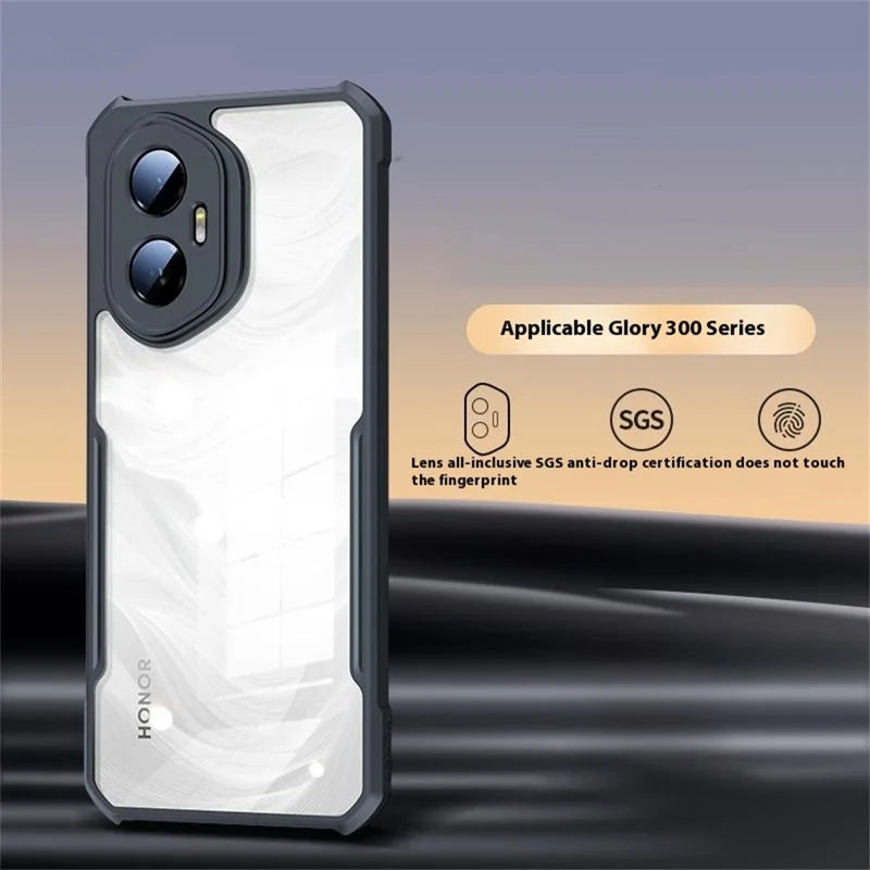 XUNDD For Honor 300 Case Dropproof TPU + Acrylic Clear Back Phone Cover