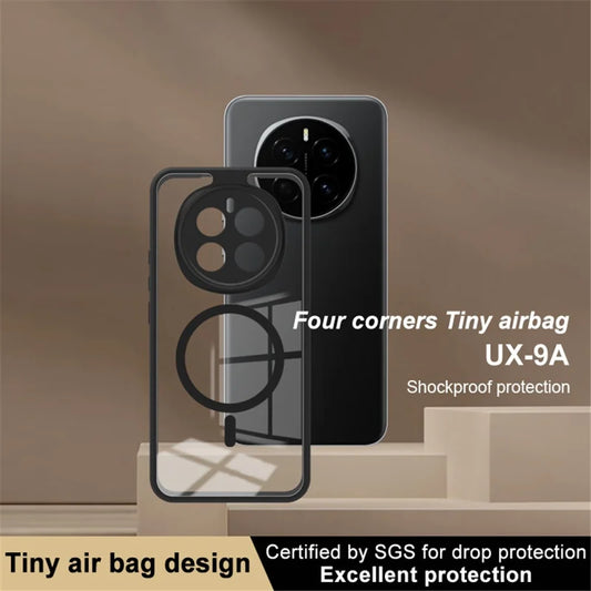 IMAK UX-9A For Honor Magic7 5G Clear Case Compatible with MagSafe Tiny Airbag PC TPU Phone Cover
