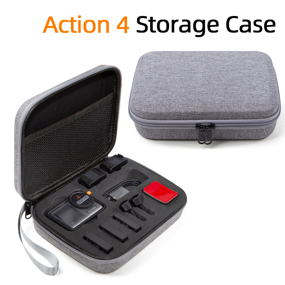 For DJI Action 4 / 3 Portable Sports Camera Storage Bag Shockproof EVA Carrying Case