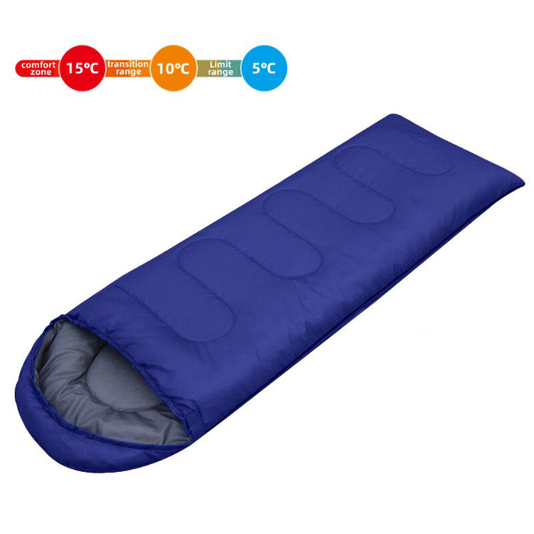 180cm Warm Envelope Camping Sleeping Bag for Outdoor Camping Hiking Backpacking