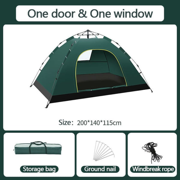 Camping Tent Waterproof UV Protection Outdoor Picnic Easy Open Automatic Tent
