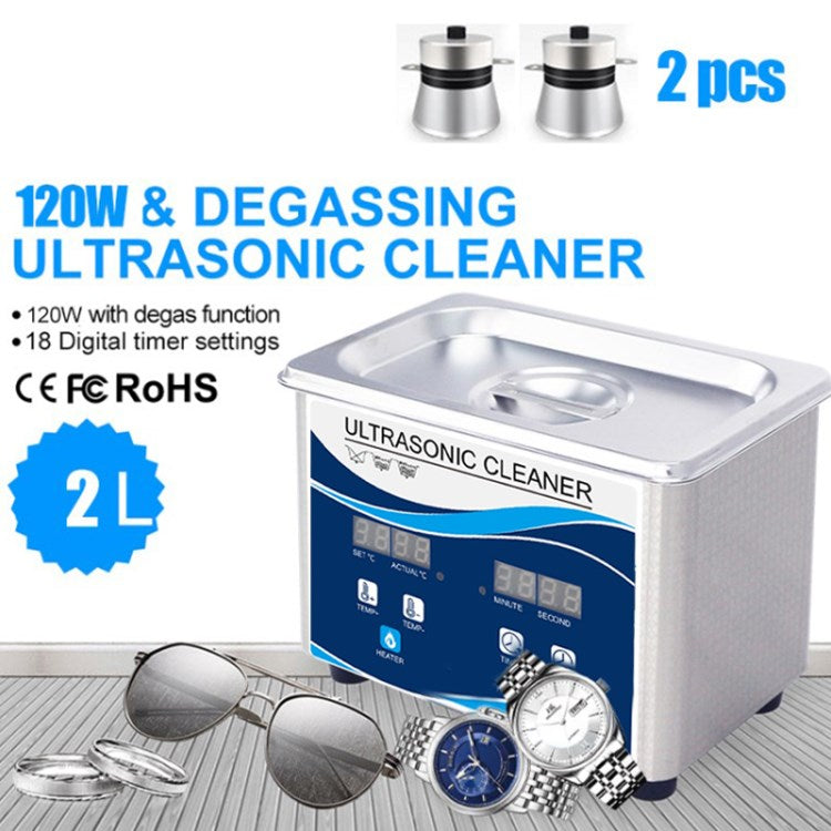 Household Digital Ultrasonic Cleaner Ultrasound Glasses Jewelry Watch Cleaning Tool