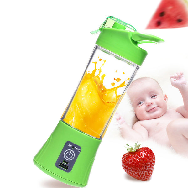 Mini and Portable 400ml USB Rechargeable Electric Juicer Blender