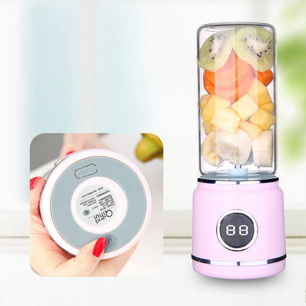 Mini Portable USB Electric Juicer Blender and Power Bank 2-in-1