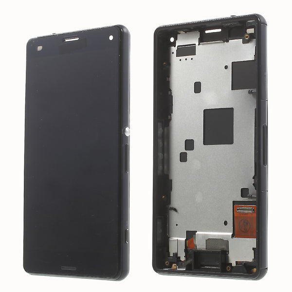 For Sony Xperia Z3 Compact LCD Screen and Digitizer Assembly with Front Housing OEM