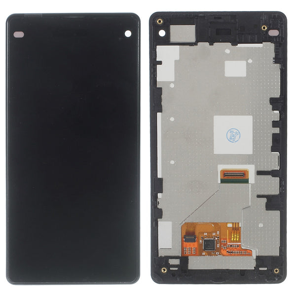 OEM LCD Screen and Digitizer Assembly with Front Housing for Sony Xperia Z1 Compact D5503