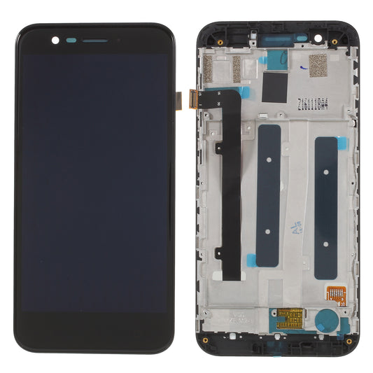 OEM LCD Screen and Digitizer Assembly + Frame for Vodafone Smart prime 7 VF600