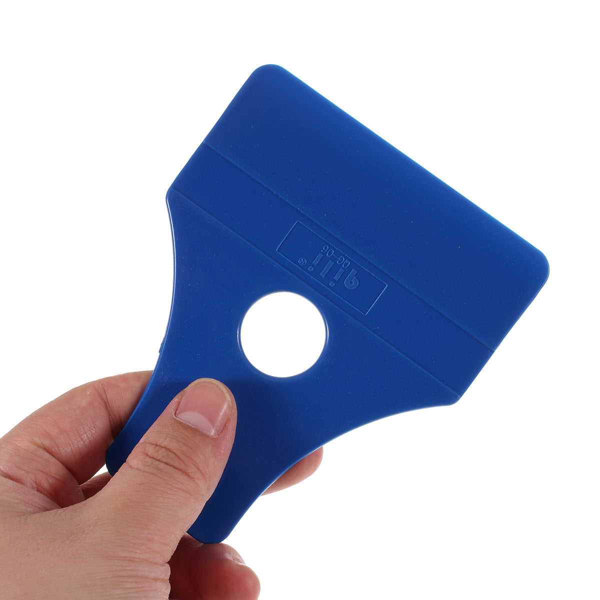 Blue Plastic Scraper Blades Sticker Clean Glue Remove Tint Tool