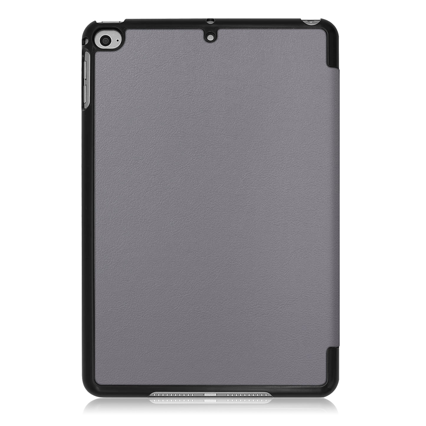 For iPad mini (2019) 7.9 inch / mini 4 Sturdy Tri-fold Stand Leather Smart Tablet Cover Case