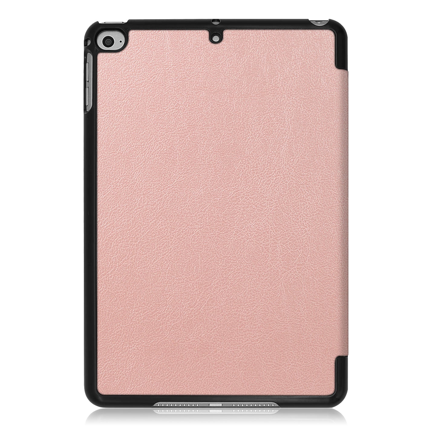 For iPad mini (2019) 7.9 inch / mini 4 Sturdy Tri-fold Stand Leather Smart Tablet Cover Case