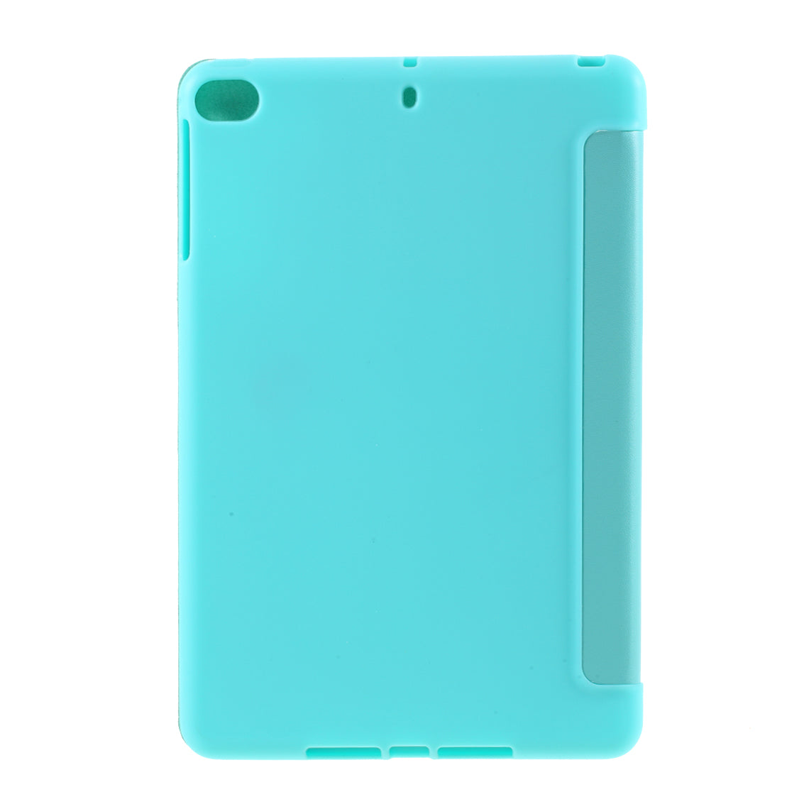 For iPad mini (2019) 7.9 inch Tri-fold Stand Silicone + Leather Tablet Shell