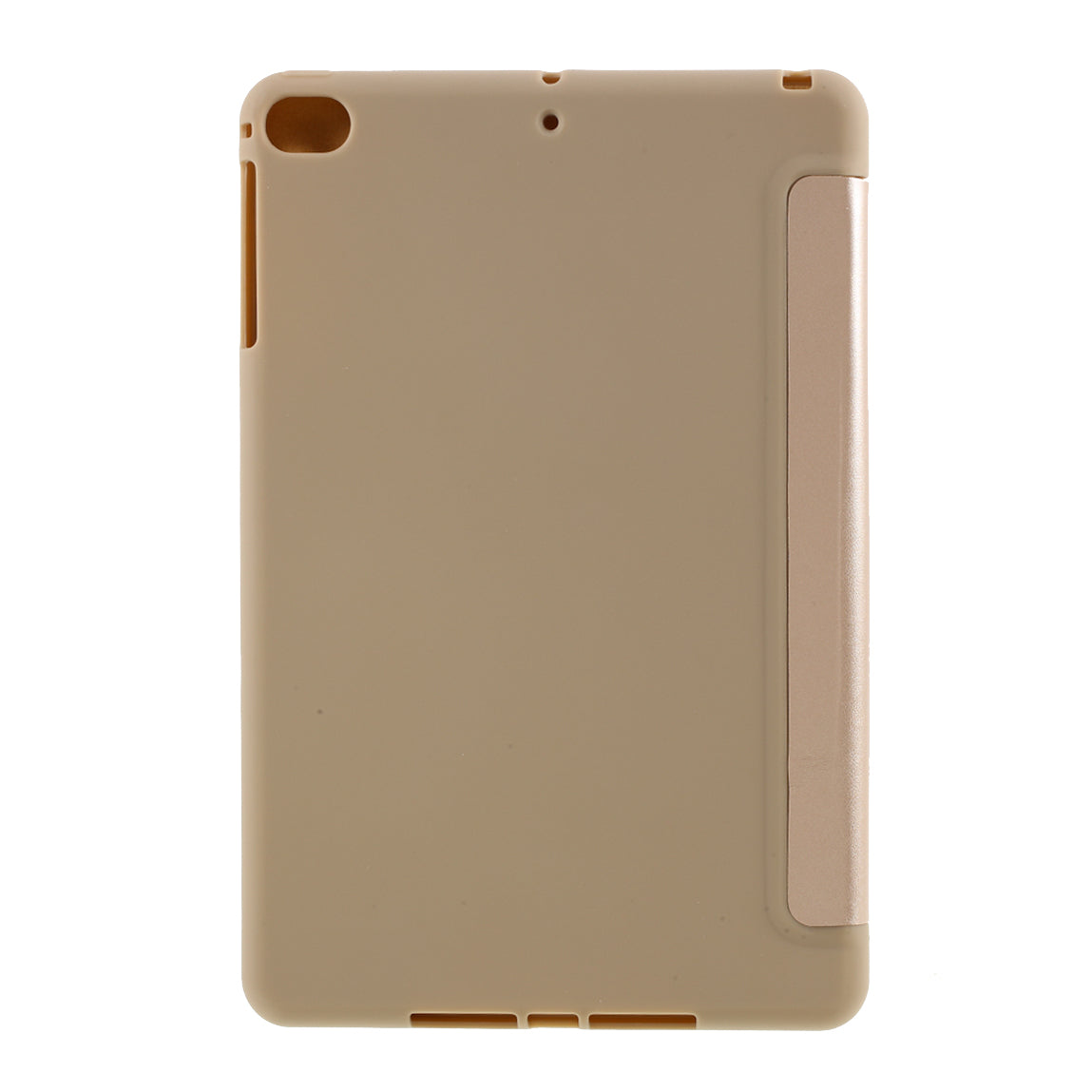 For iPad mini (2019) 7.9 inch Tri-fold Stand Silicone + Leather Tablet Shell