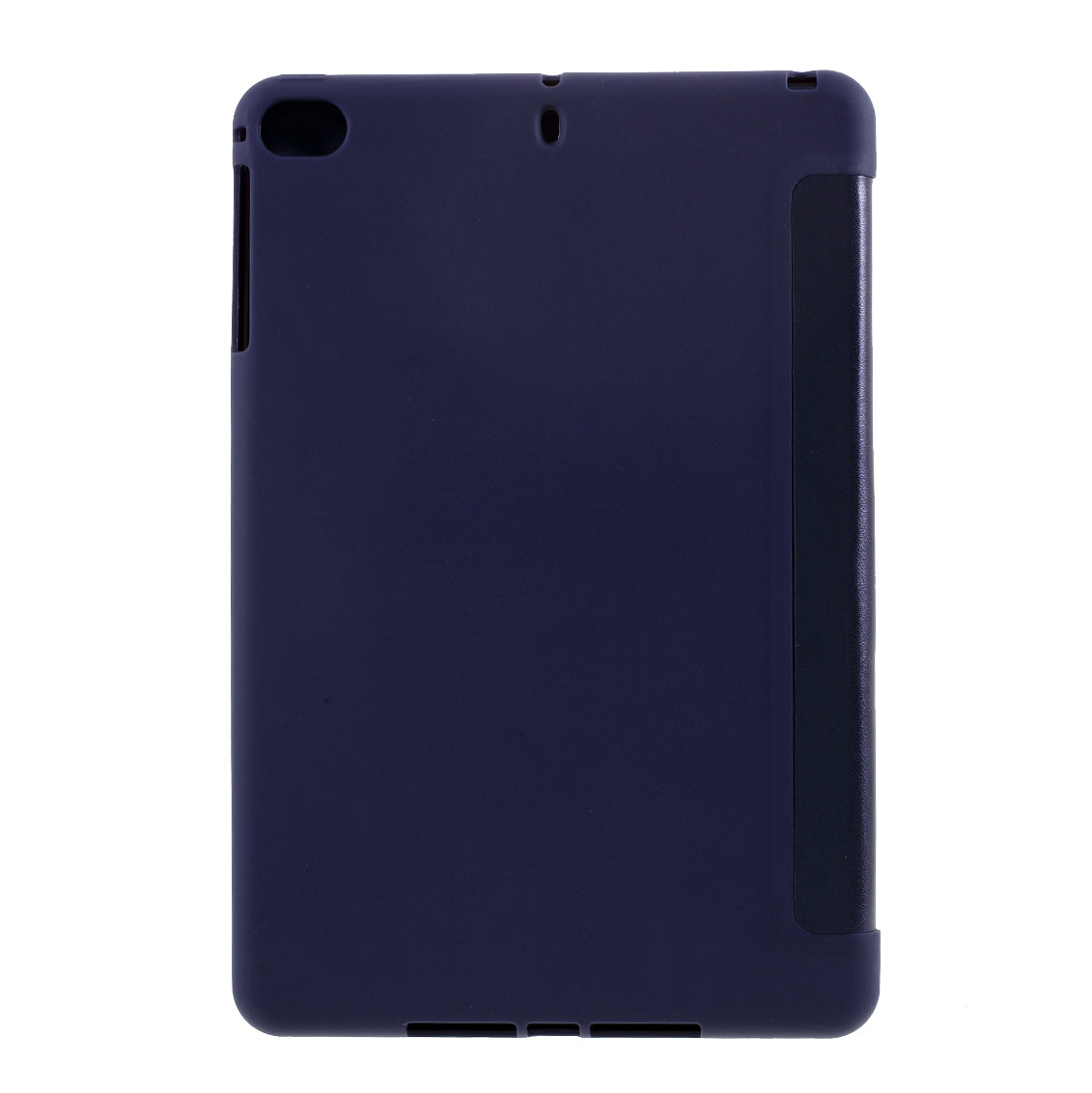 For iPad mini (2019) 7.9 inch Tri-fold Stand Silicone + Leather Tablet Shell
