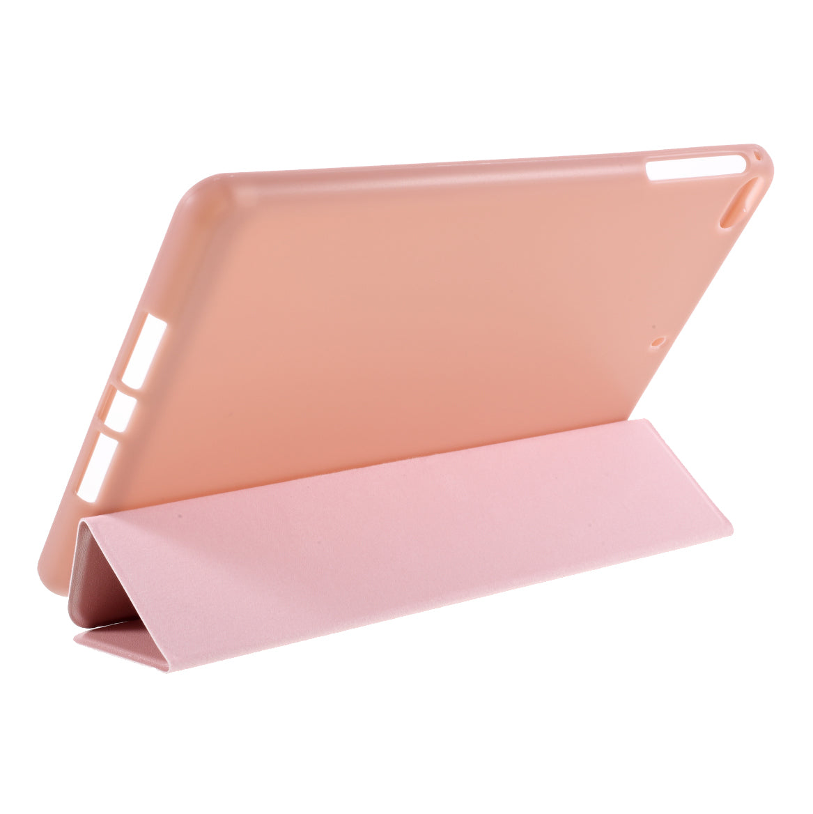 For iPad mini (2019) 7.9 inch Tri-fold Stand Silicone + Leather Tablet Shell