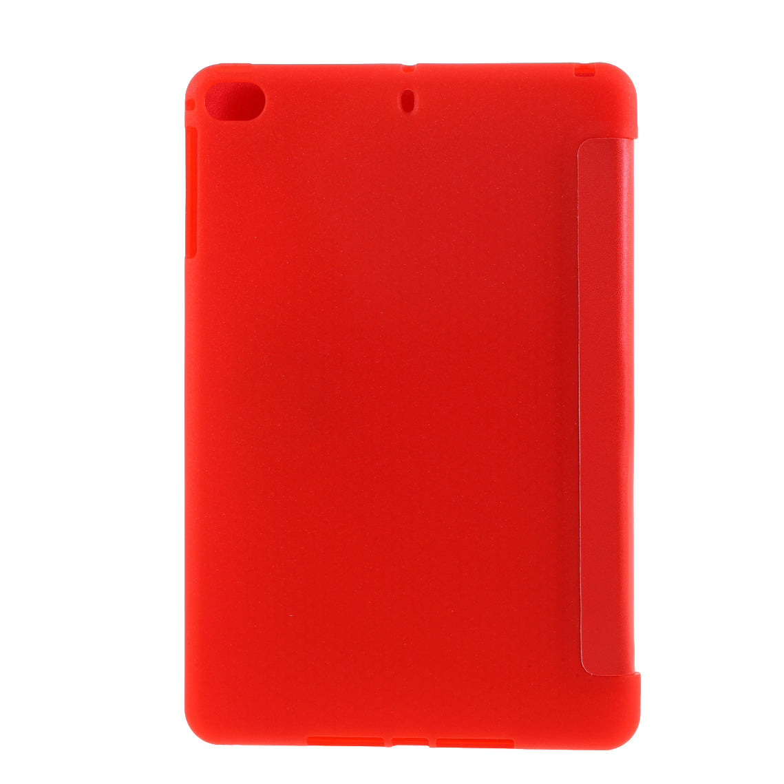 For iPad mini (2019) 7.9 inch Tri-fold Stand Silicone + Leather Tablet Shell