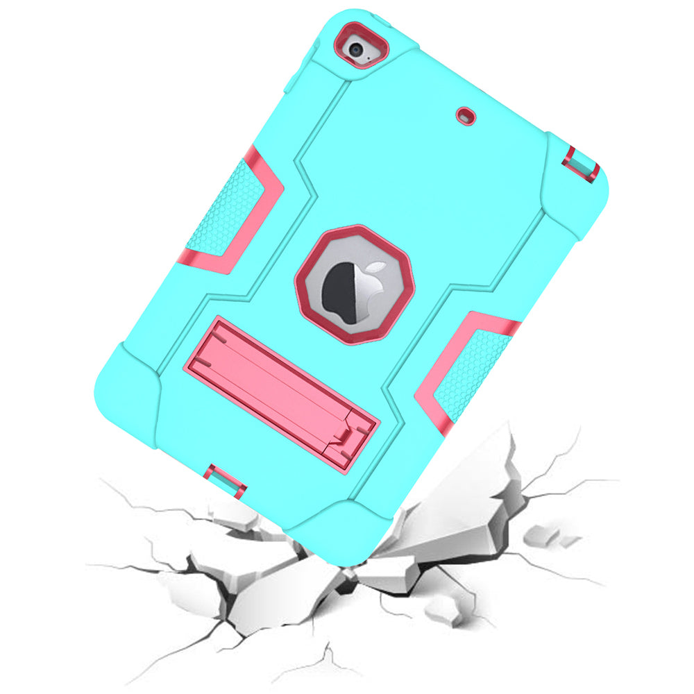 For iPad mini (2019) 7.9 inch Shock Proof TPU + PC Hybrid Tablet Case with Kickstand