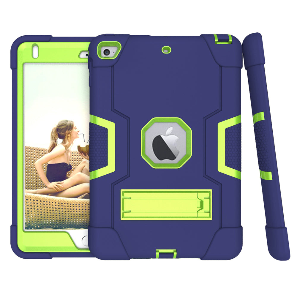 For iPad mini (2019) 7.9 inch Shock Proof TPU + PC Hybrid Tablet Case with Kickstand