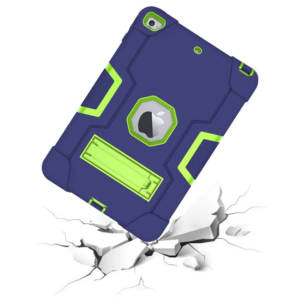 For iPad mini (2019) 7.9 inch Shock Proof TPU + PC Hybrid Tablet Case with Kickstand