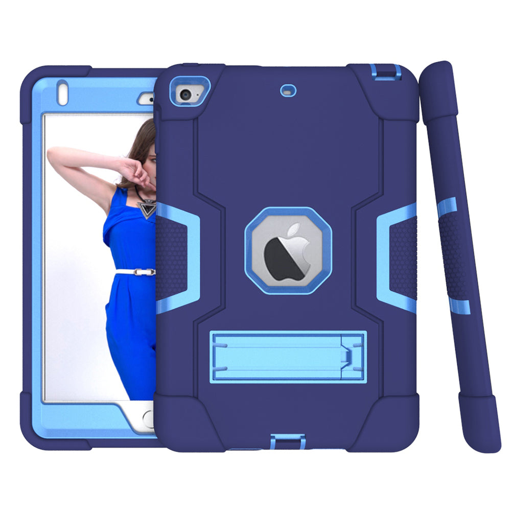For iPad mini (2019) 7.9 inch Shock Proof TPU + PC Hybrid Tablet Case with Kickstand