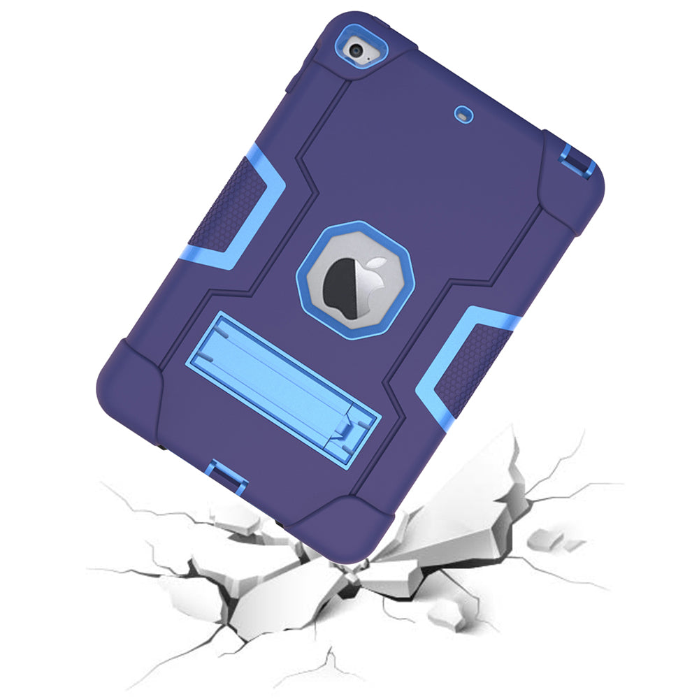 For iPad mini (2019) 7.9 inch Shock Proof TPU + PC Hybrid Tablet Case with Kickstand