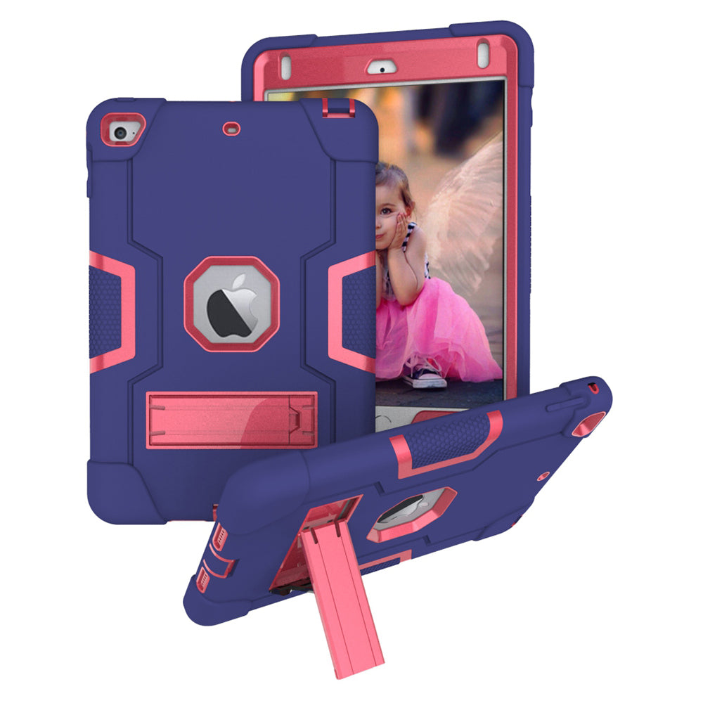 For iPad mini (2019) 7.9 inch Shock Proof TPU + PC Hybrid Tablet Case with Kickstand