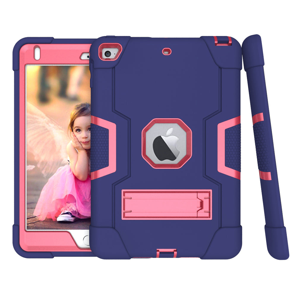 For iPad mini (2019) 7.9 inch Shock Proof TPU + PC Hybrid Tablet Case with Kickstand