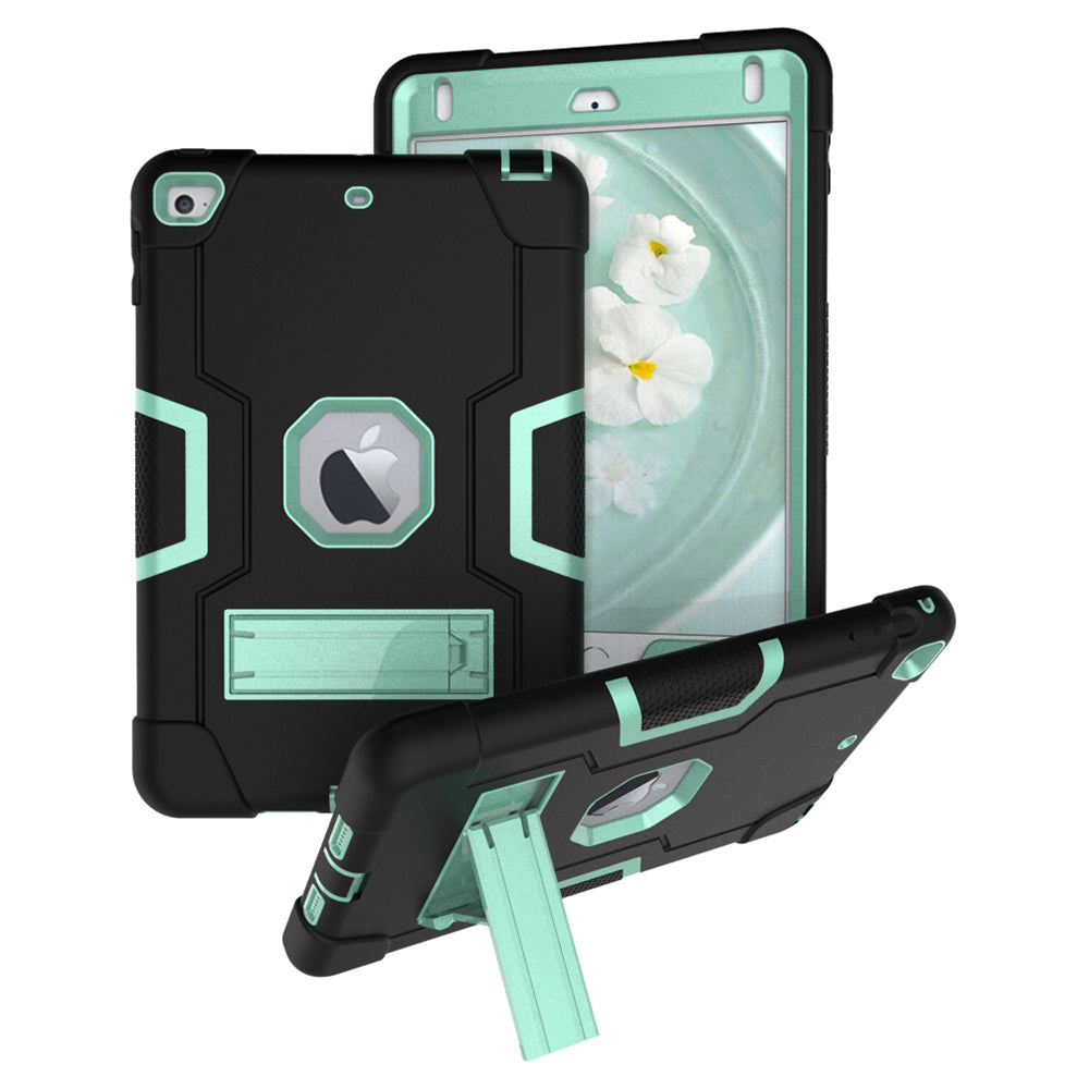 For iPad mini (2019) 7.9 inch Shock Proof TPU + PC Hybrid Tablet Case with Kickstand