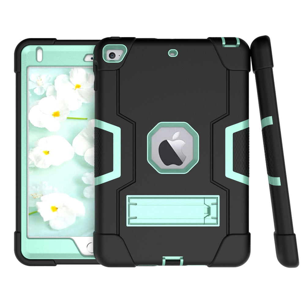 For iPad mini (2019) 7.9 inch Shock Proof TPU + PC Hybrid Tablet Case with Kickstand