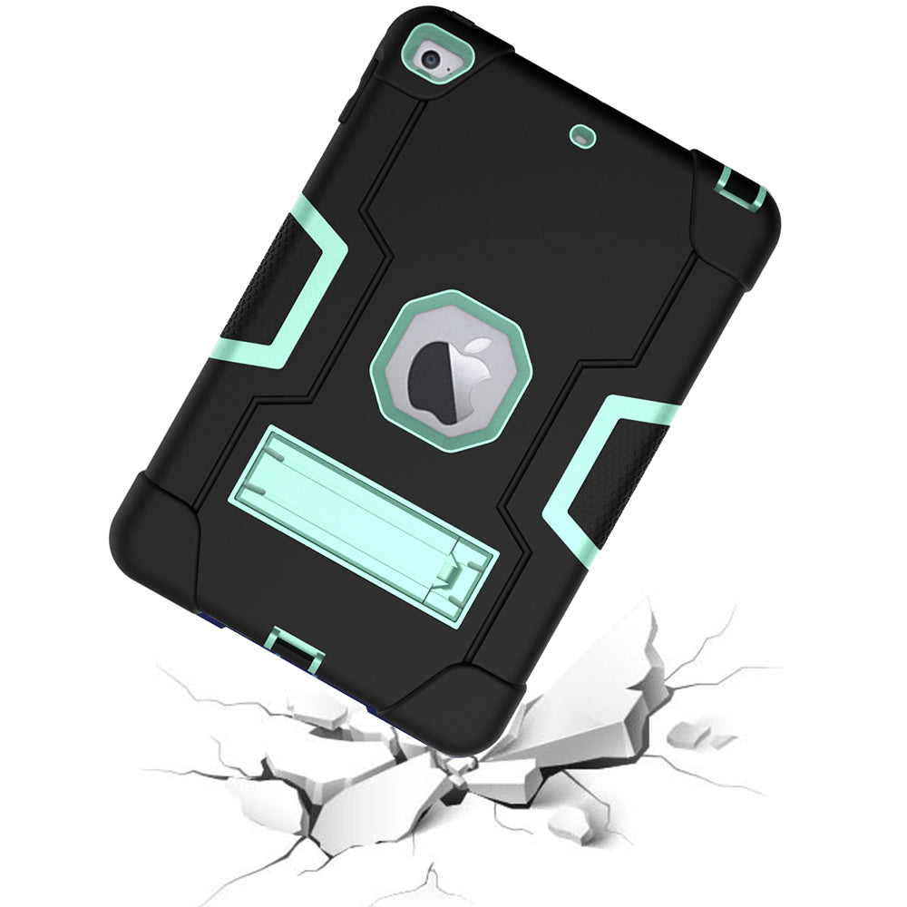 For iPad mini (2019) 7.9 inch Shock Proof TPU + PC Hybrid Tablet Case with Kickstand