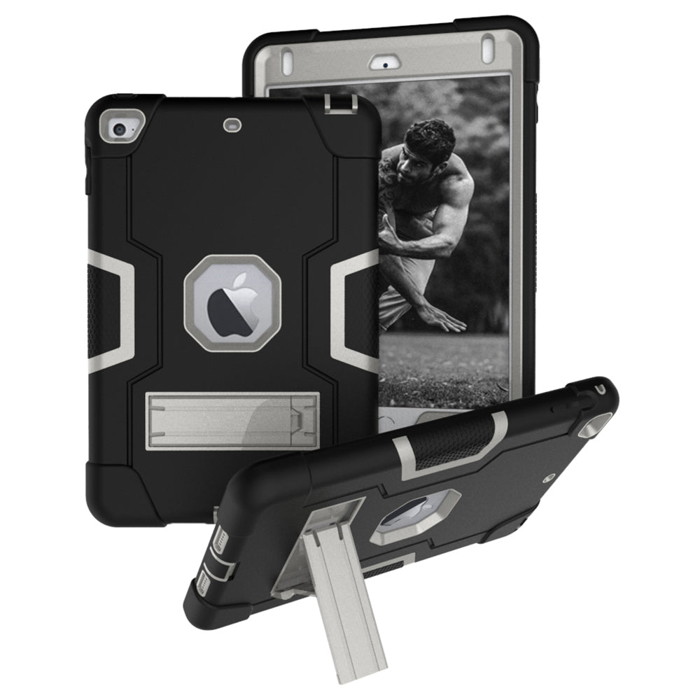 For iPad mini (2019) 7.9 inch Shock Proof TPU + PC Hybrid Tablet Case with Kickstand