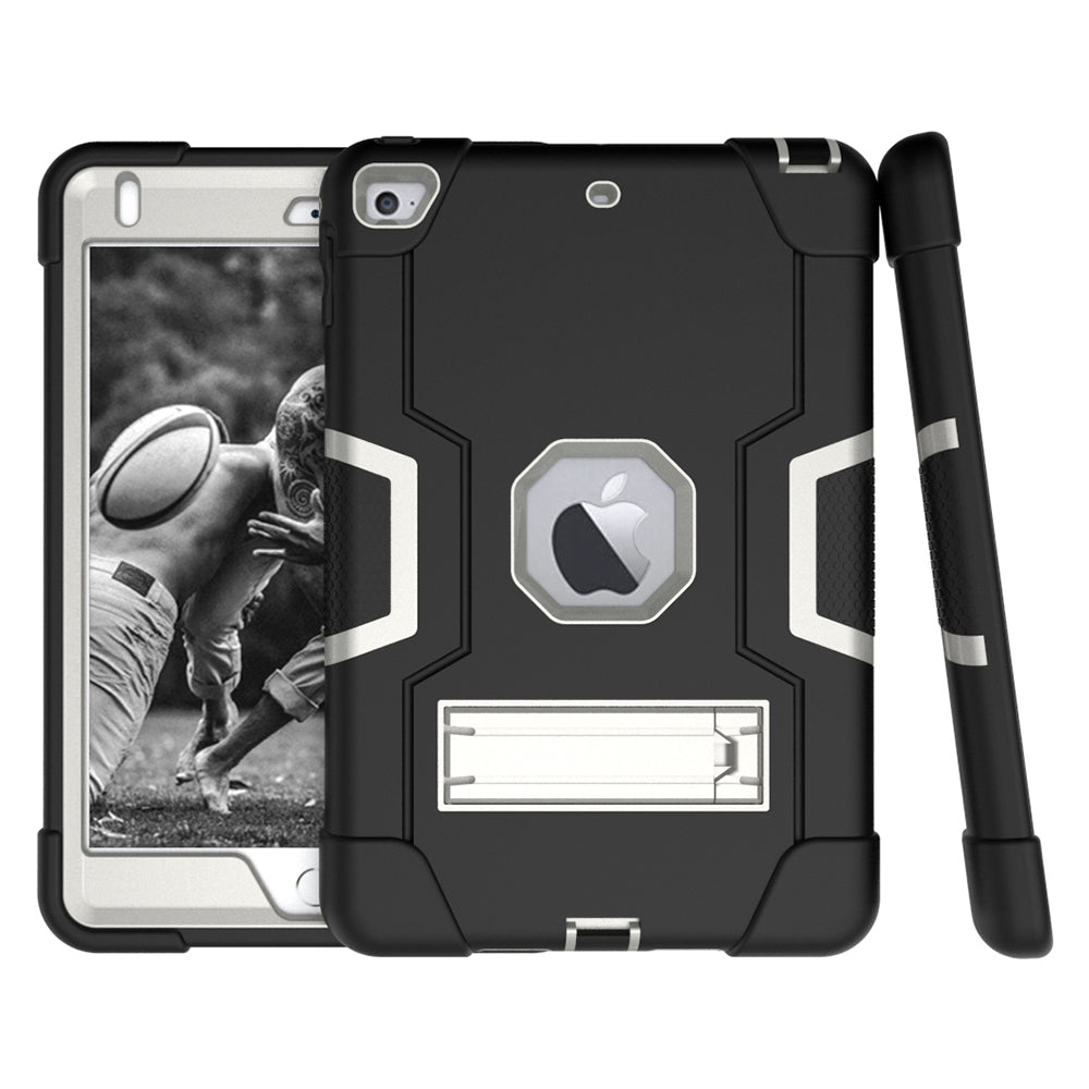 For iPad mini (2019) 7.9 inch Shock Proof TPU + PC Hybrid Tablet Case with Kickstand