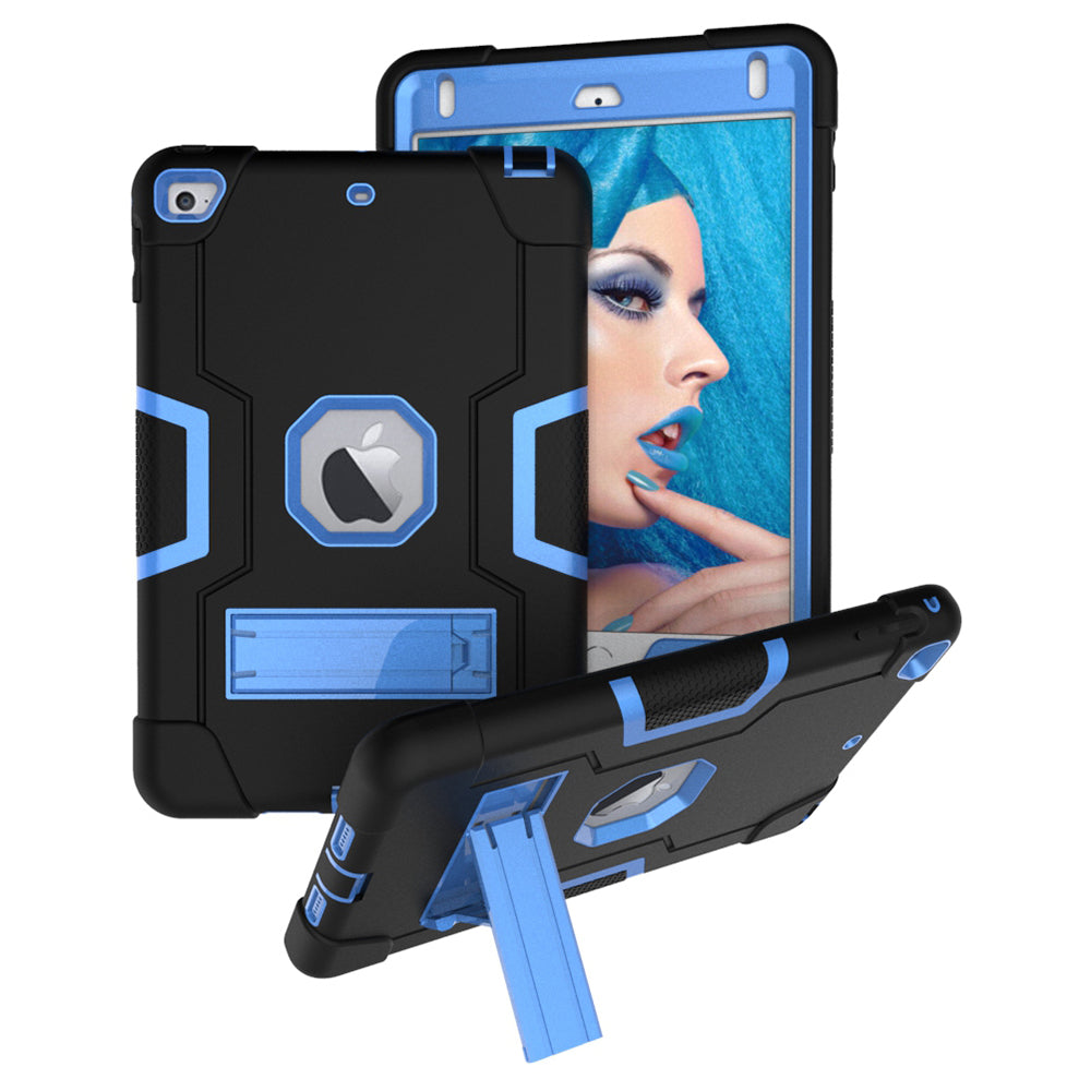For iPad mini (2019) 7.9 inch Shock Proof TPU + PC Hybrid Tablet Case with Kickstand