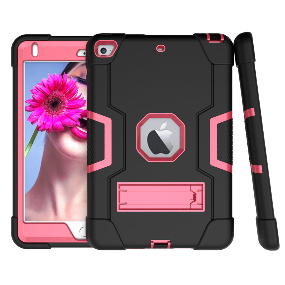 For iPad mini (2019) 7.9 inch Shock Proof TPU + PC Hybrid Tablet Case with Kickstand