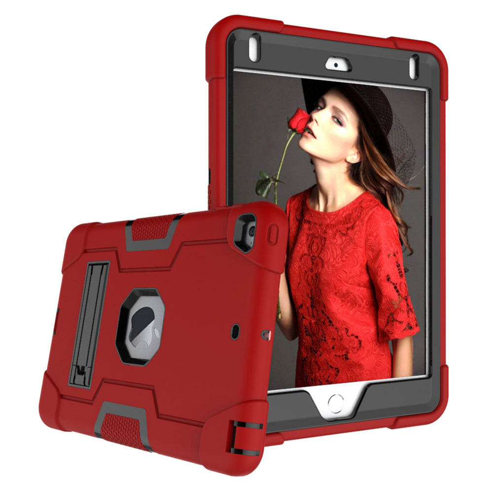 For iPad mini (2019) 7.9 inch Shock Proof TPU + PC Hybrid Tablet Case with Kickstand