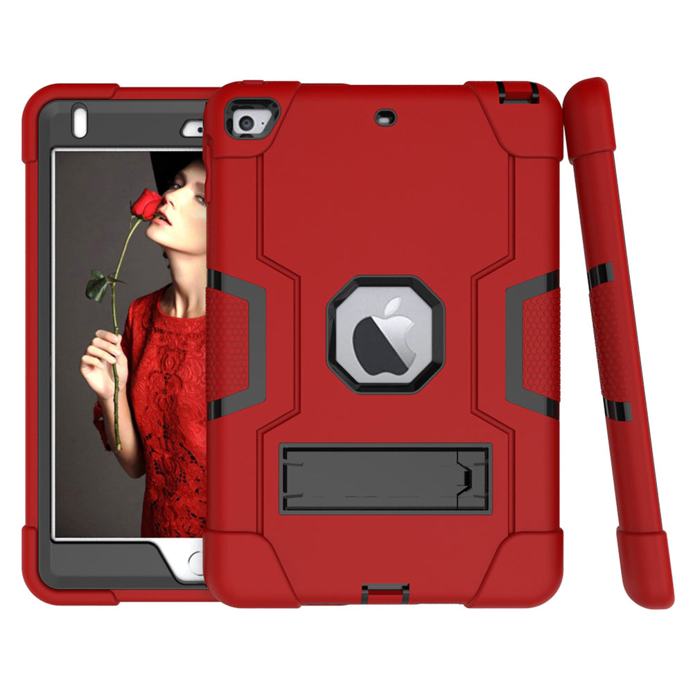 For iPad mini (2019) 7.9 inch Shock Proof TPU + PC Hybrid Tablet Case with Kickstand