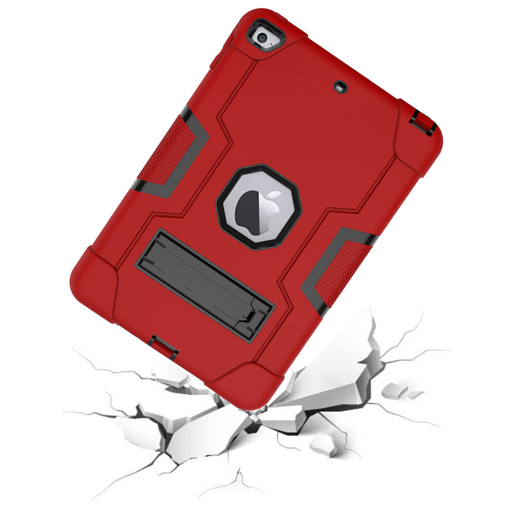 For iPad mini (2019) 7.9 inch Shock Proof TPU + PC Hybrid Tablet Case with Kickstand
