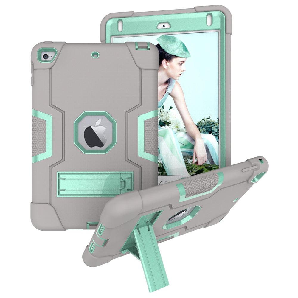 For iPad mini (2019) 7.9 inch Shock Proof TPU + PC Hybrid Tablet Case with Kickstand