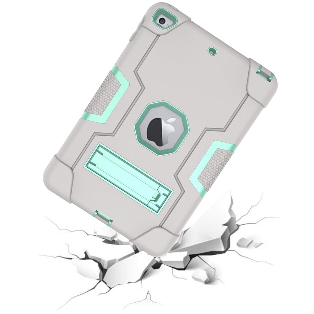 For iPad mini (2019) 7.9 inch Shock Proof TPU + PC Hybrid Tablet Case with Kickstand