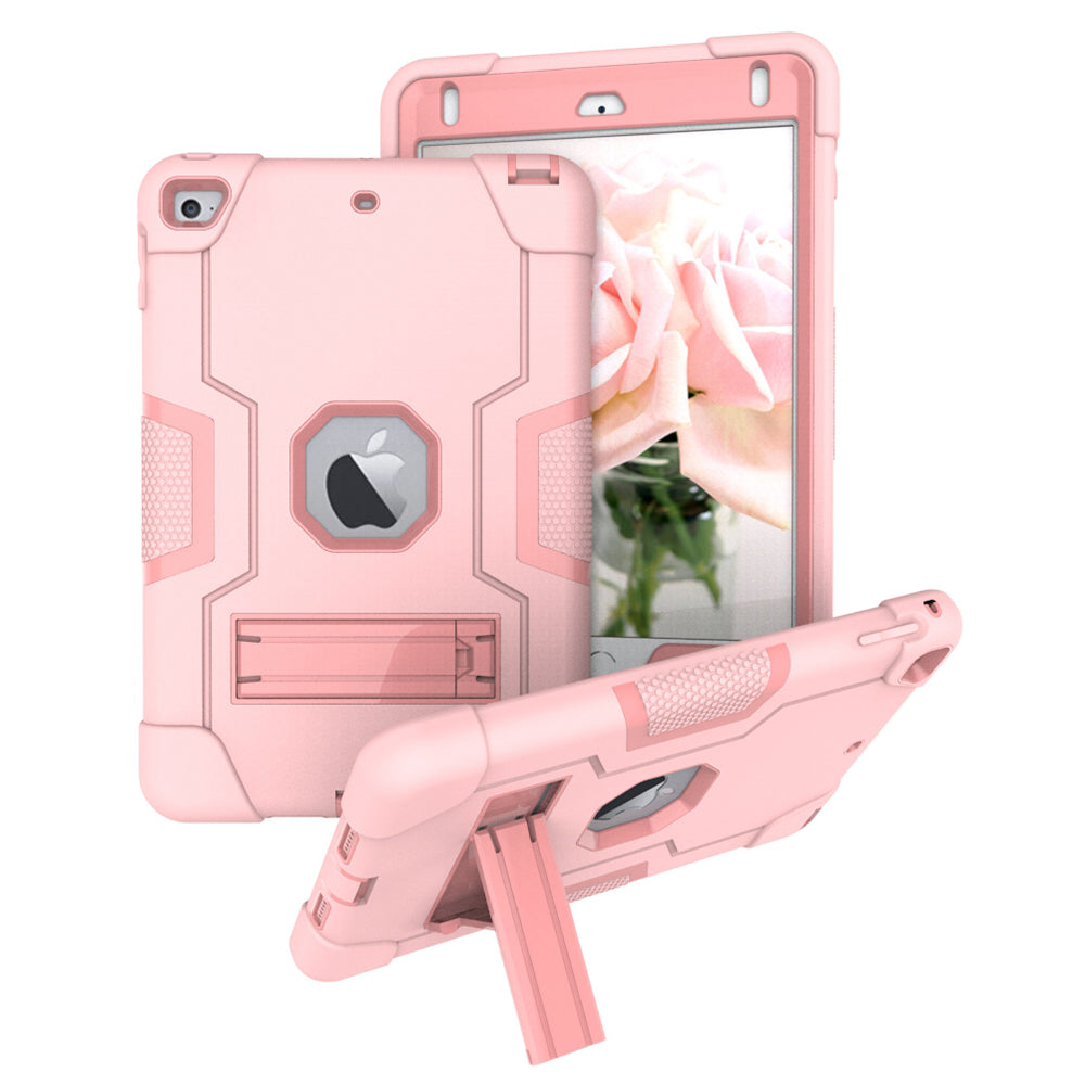 For iPad mini (2019) 7.9 inch Shock Proof TPU + PC Hybrid Tablet Case with Kickstand
